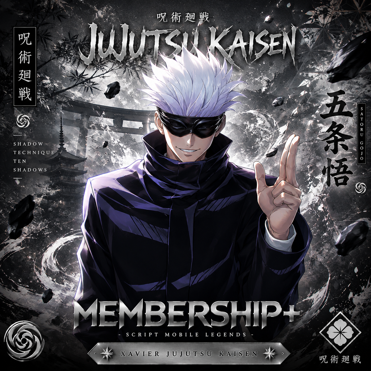 Script Xavier Jujutsu Kaisen (Membership+)